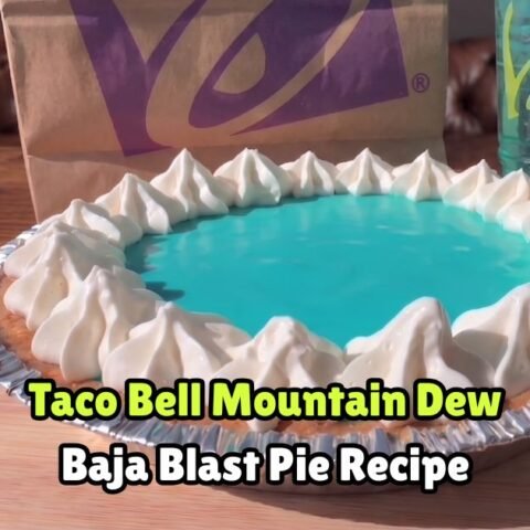 Taco Bell Mountain Dew Baja Blast Pie Recipe