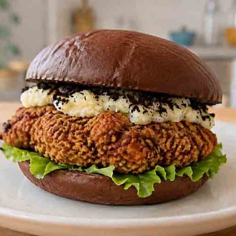 KFC Oreo Chicken Burger Copycat Recipe