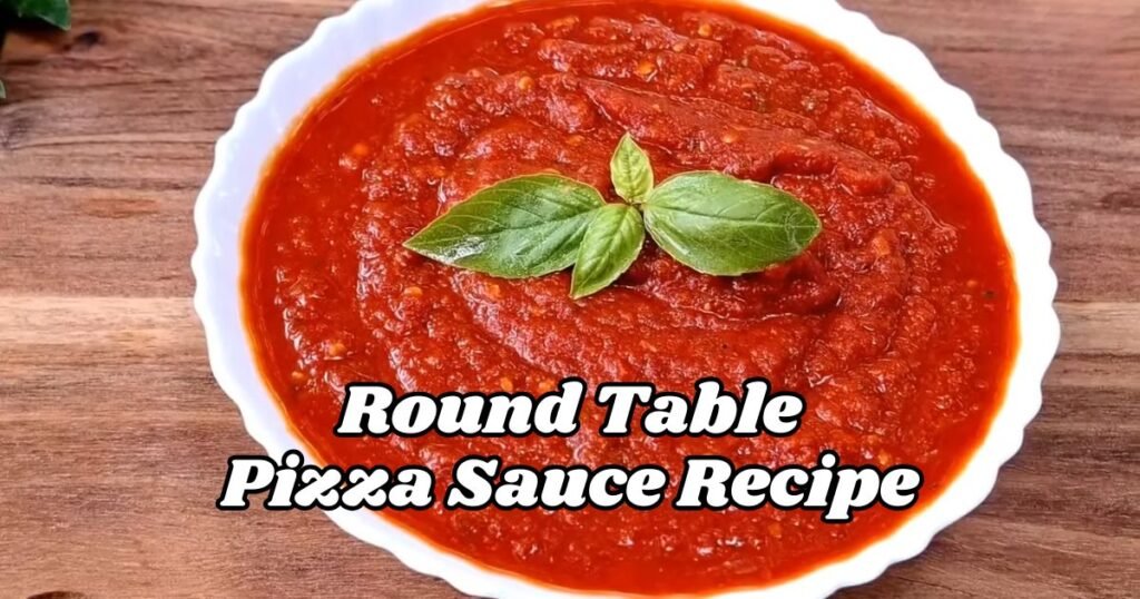 Round Table Pizza Sauce Recipe