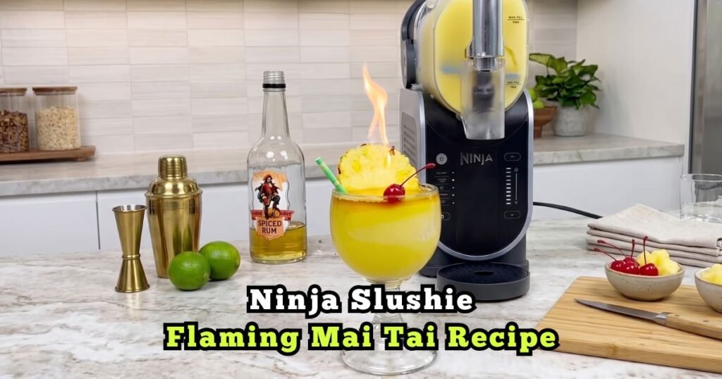 Ninja Slushie Flaming Mai Tai Recipe