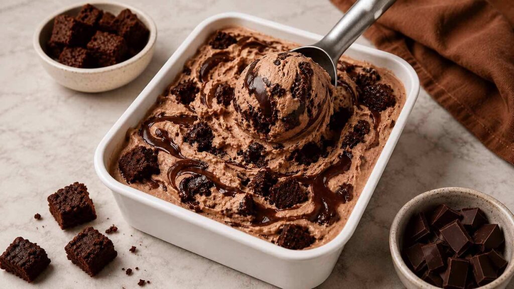 Homemade Blue Bell Chocolate Lava Cake Ice Cream