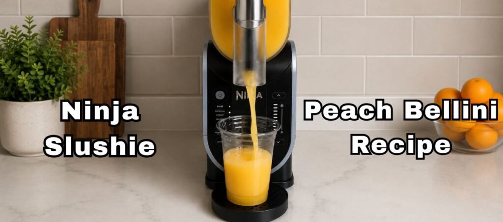 Ninja Slushie Peach Bellini Recipe