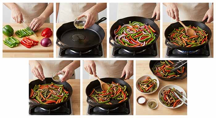 Chipotle Mexican Grill Fajita Vegetables Copycat Recipe