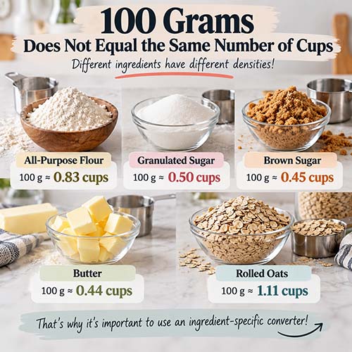 grams to cups converter