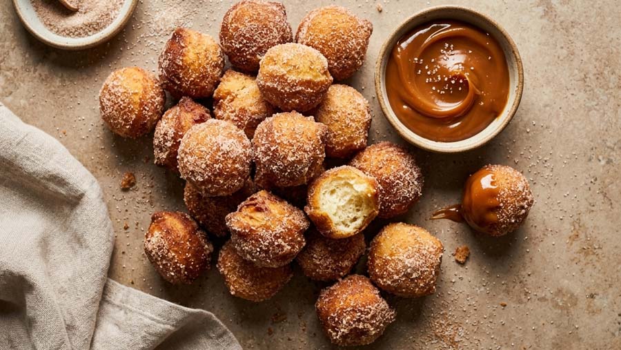 Krispy Kreme Churro Doughnut Dots Copycat Recipe