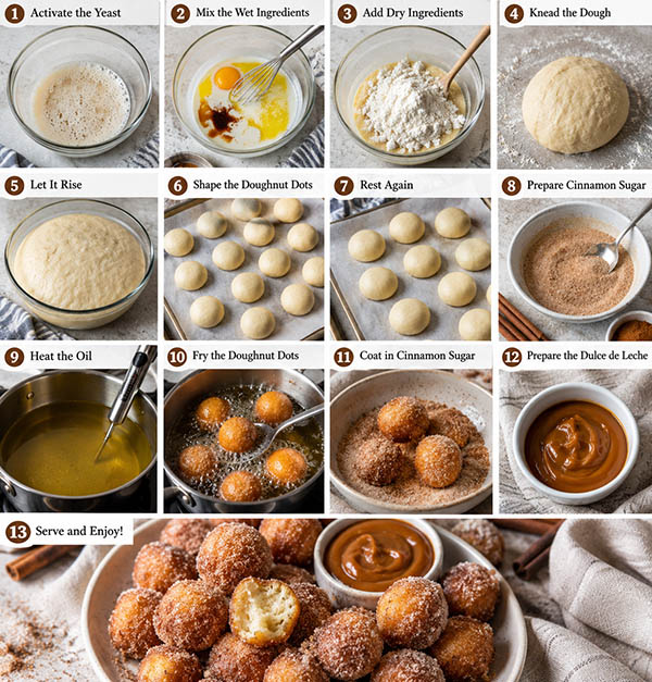 Krispy Kreme Churro Doughnut Dots Recipe (Copycat)