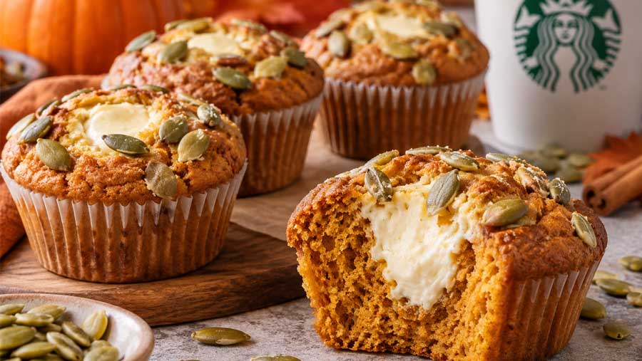 Starbucks Pumpkin Cream Cheese Muffins