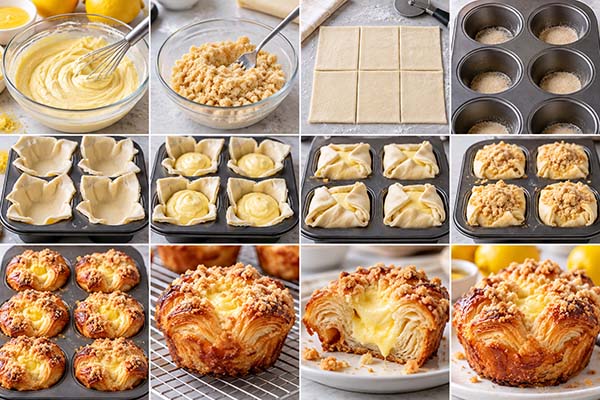 How to make Costco Lemon Cream Caramelized Croissants